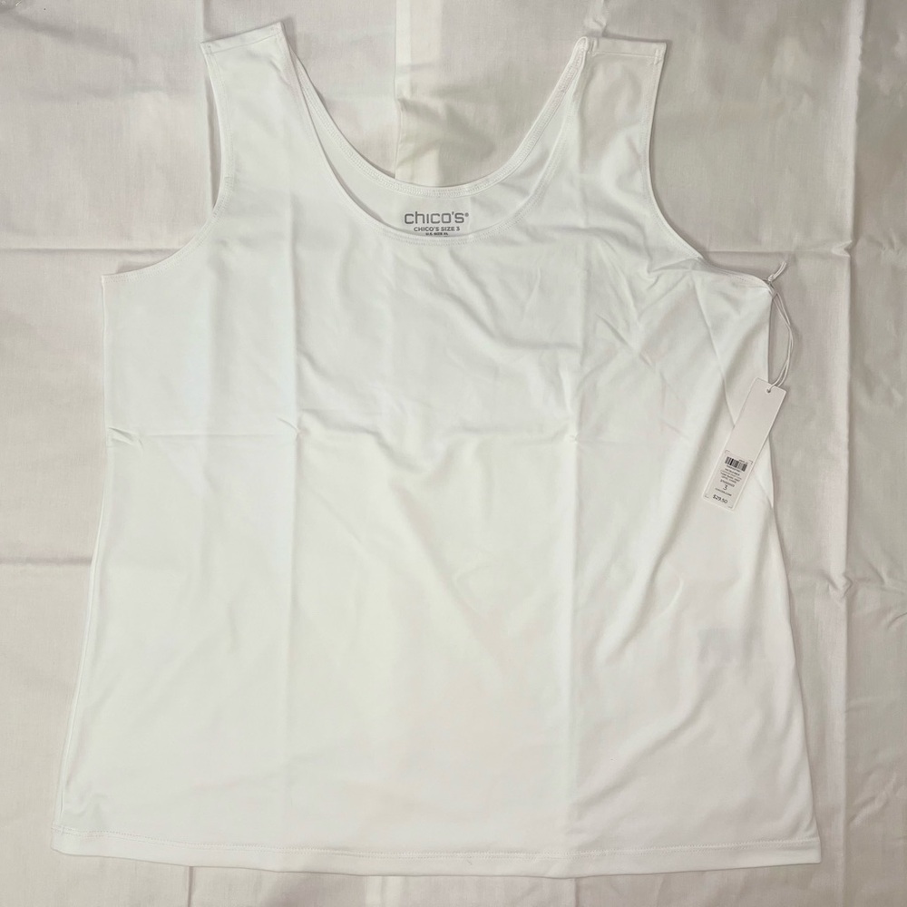 Chico's Elegant White Tank Top